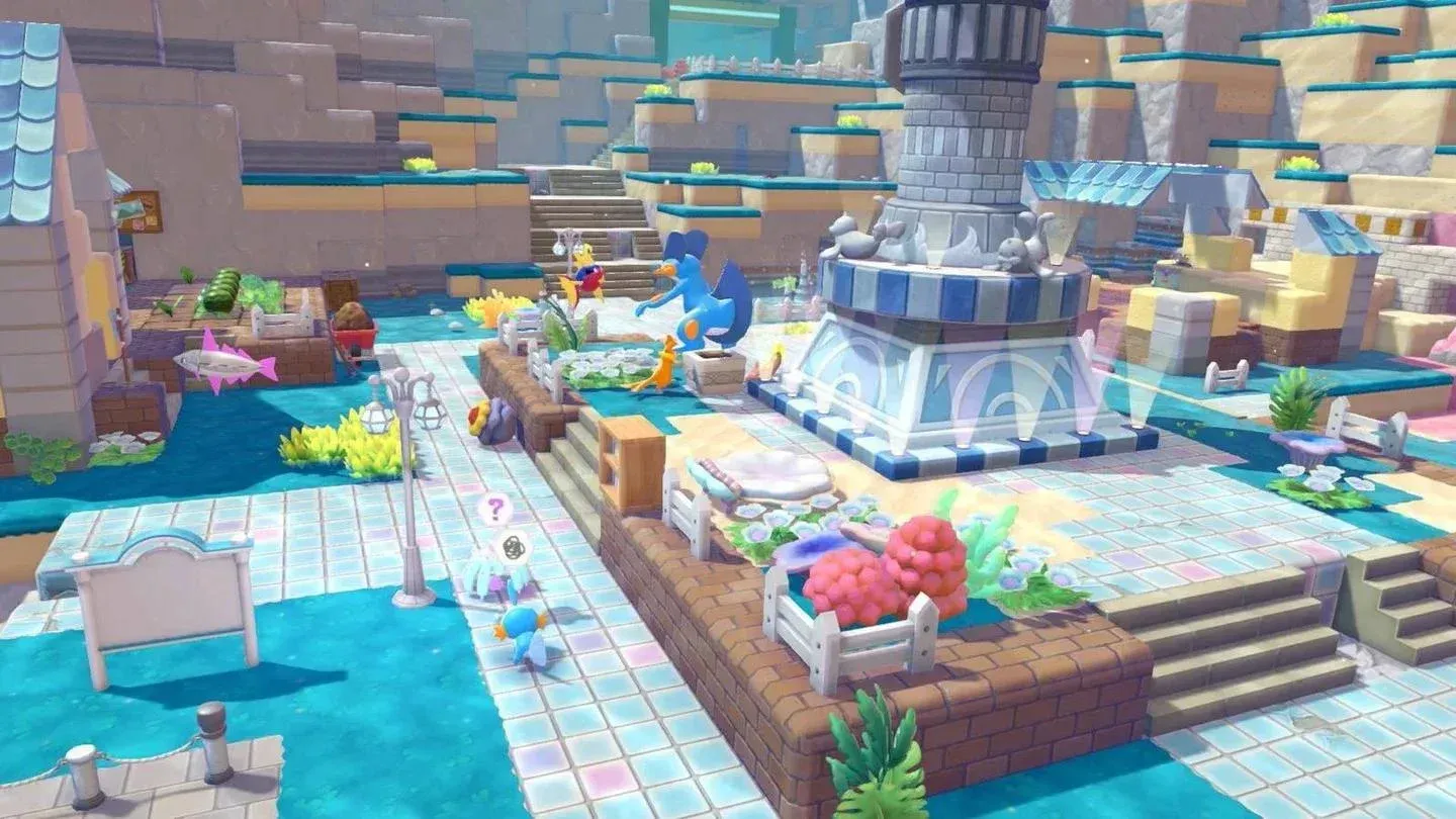 Glowing relic blocks in Bubbly Basin