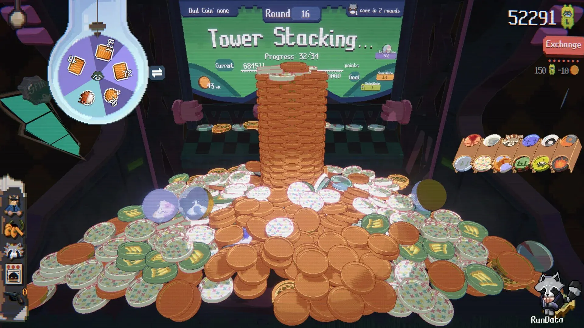 RACCOIN: Coin Pusher Roguelike Screenshot 16