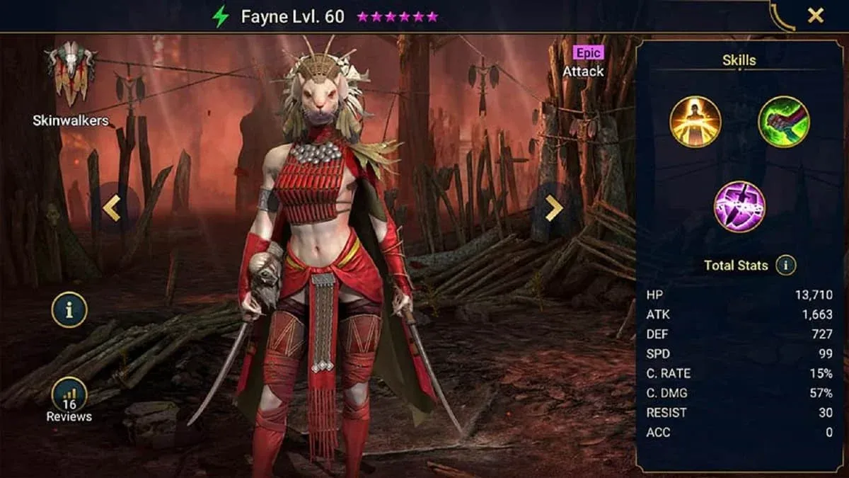 Legendary mastery setup