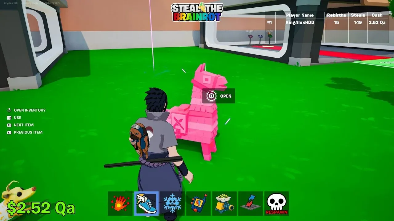 Brainrot skins in the item shop