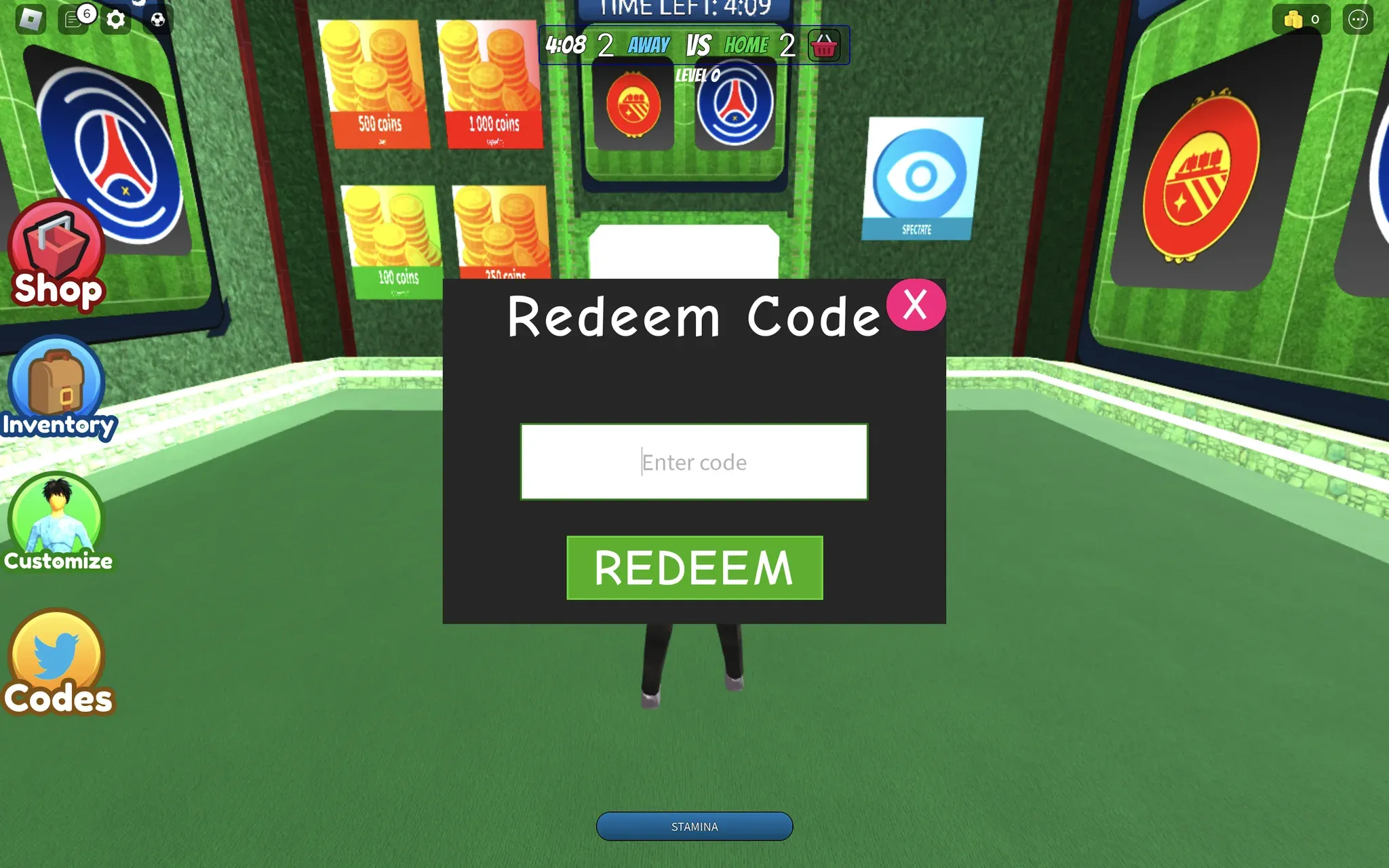 Realistic Street Soccer codes: Free coins and gems