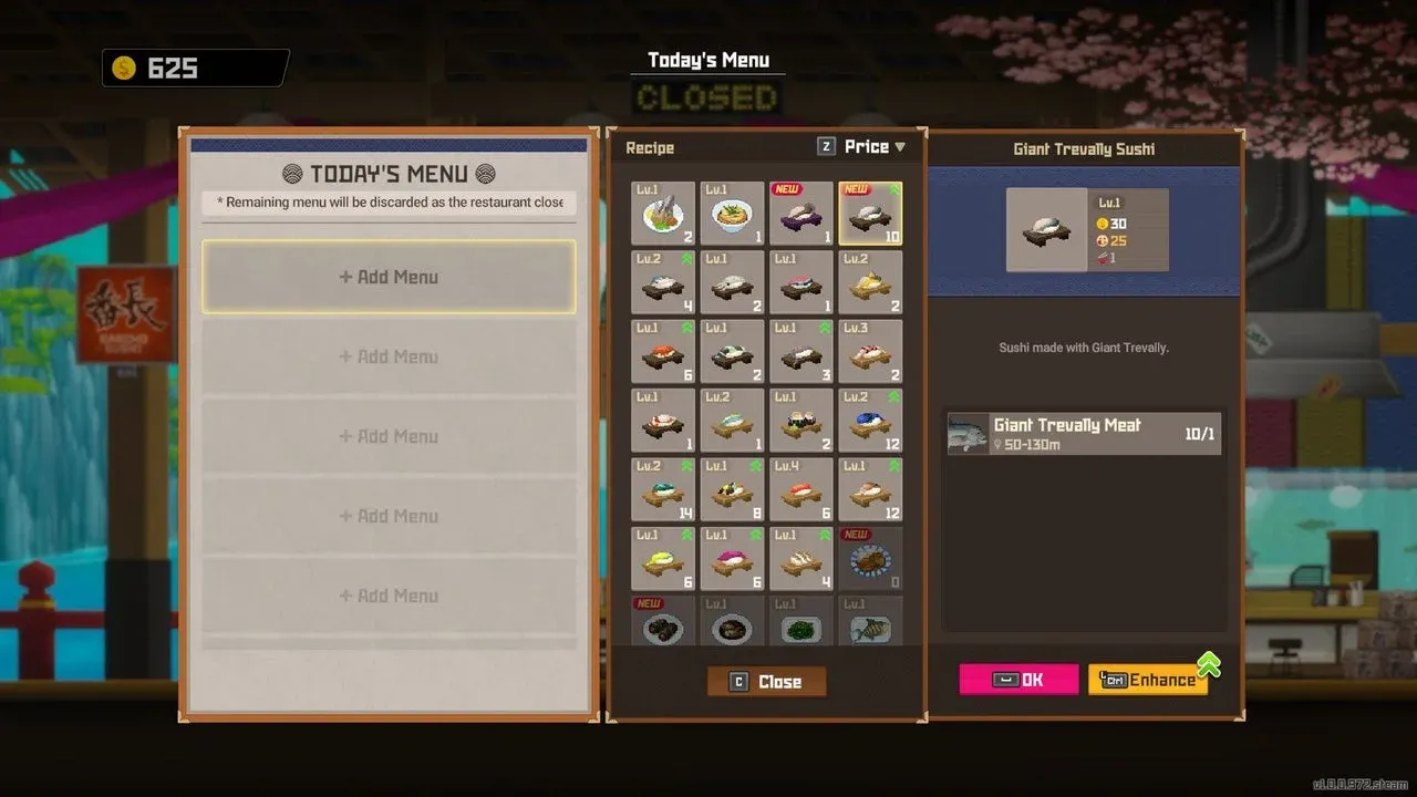 Bancho's Grill recipe menu