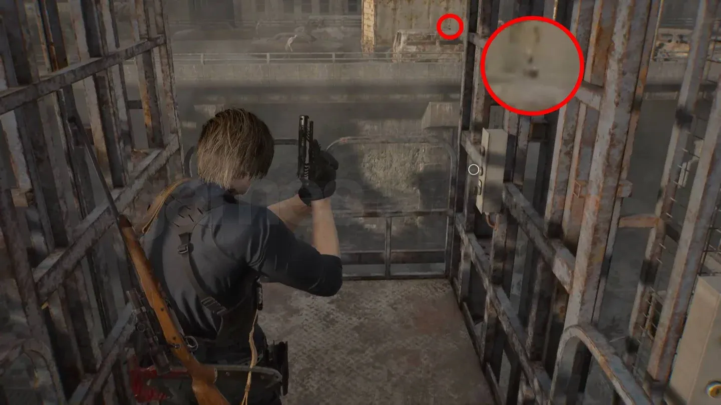 Rooftop sniper statue location