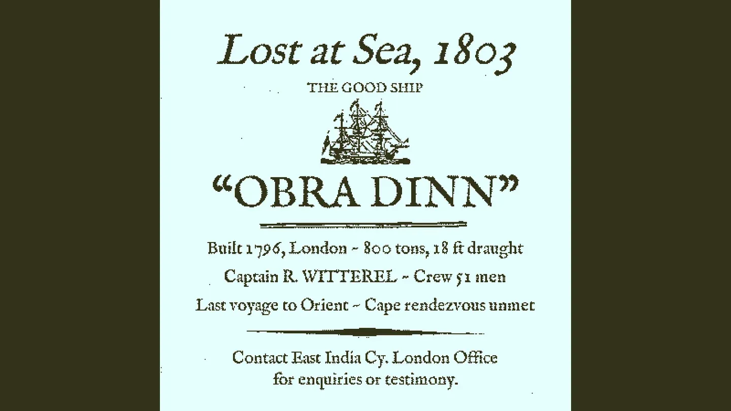 Return of the Obra Dinn content image
