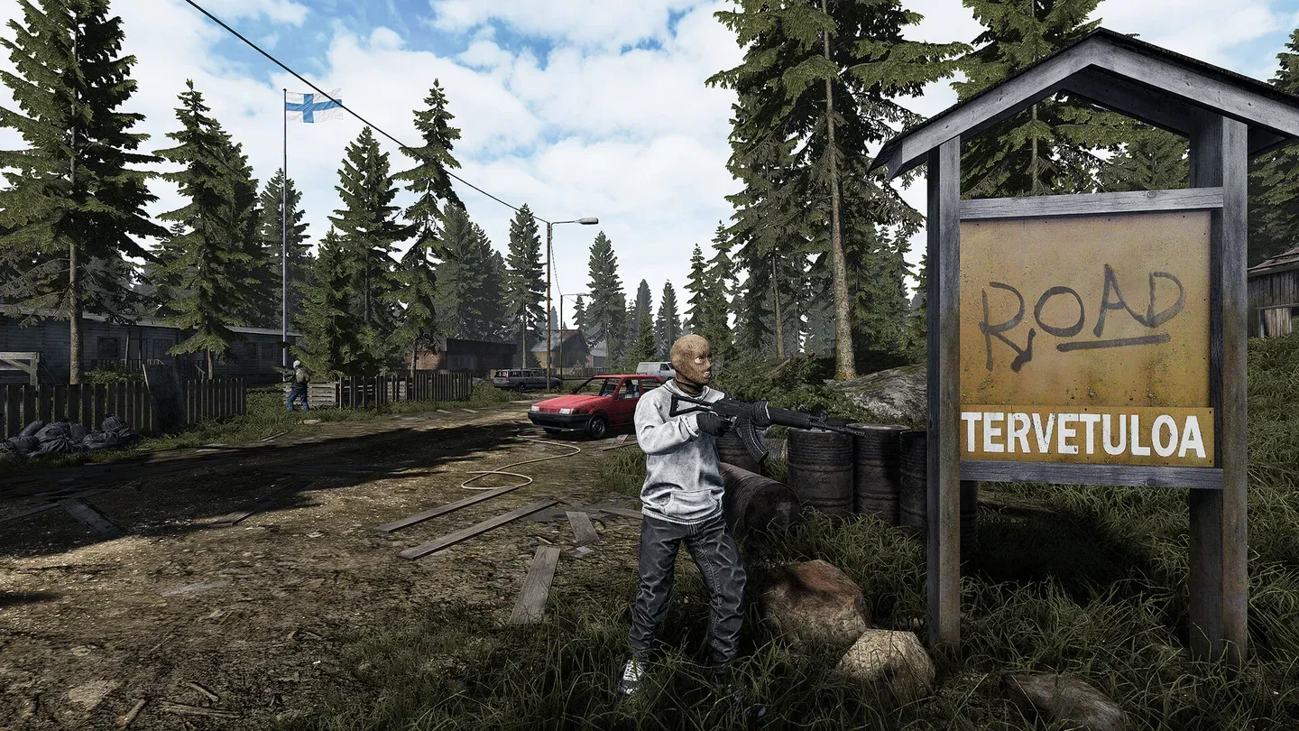 Road to Vostok border map