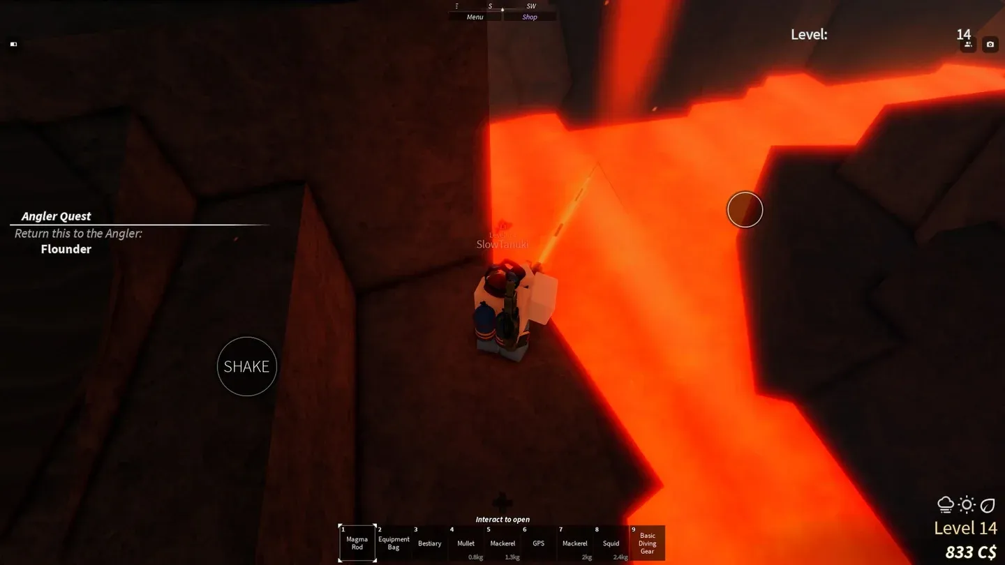 Lava Rod NPC at Kohana Volcano