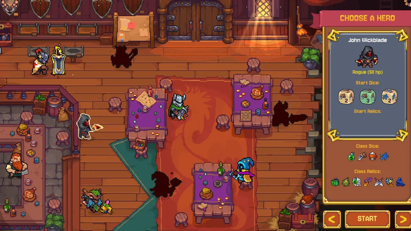 Stacked relics in active run
