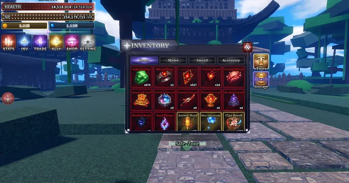 Guia de Acessórios e Drop Rate