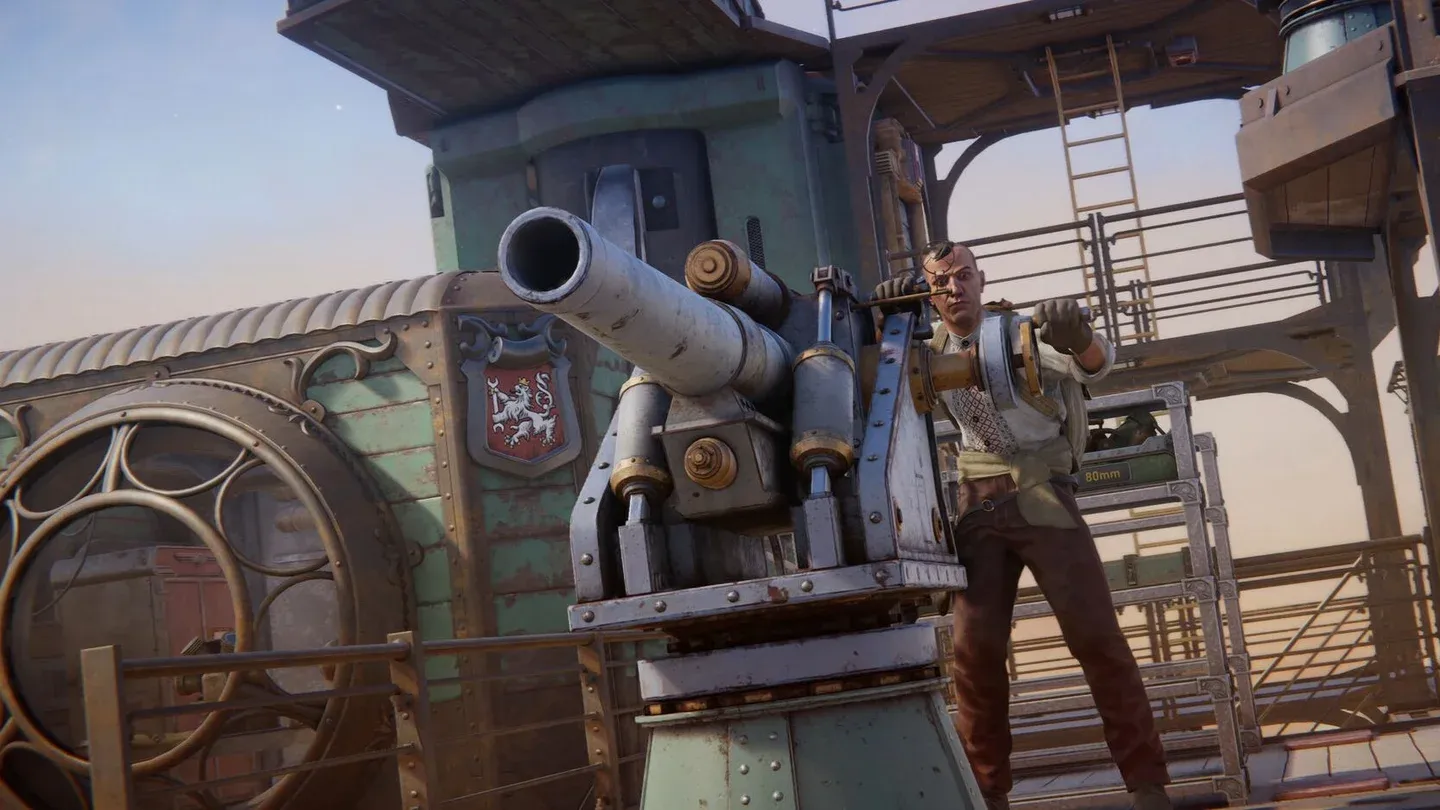 Front and rear cannon setup