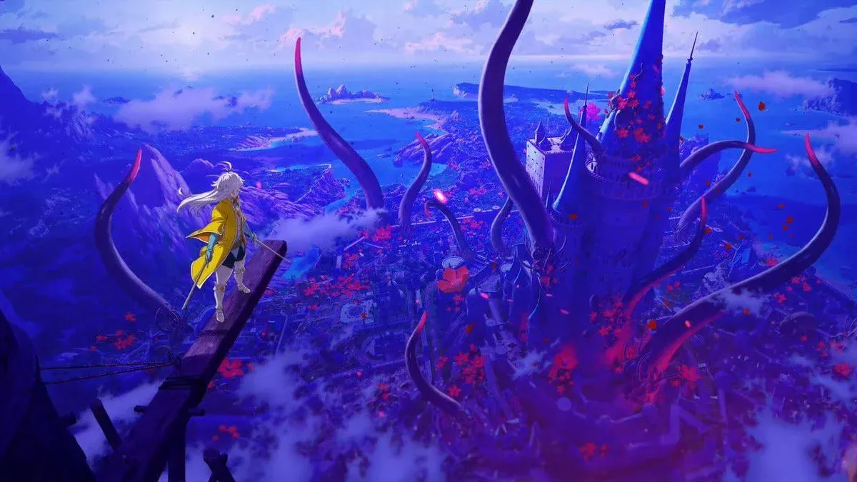 Layar pemilihan senjata Meliodas