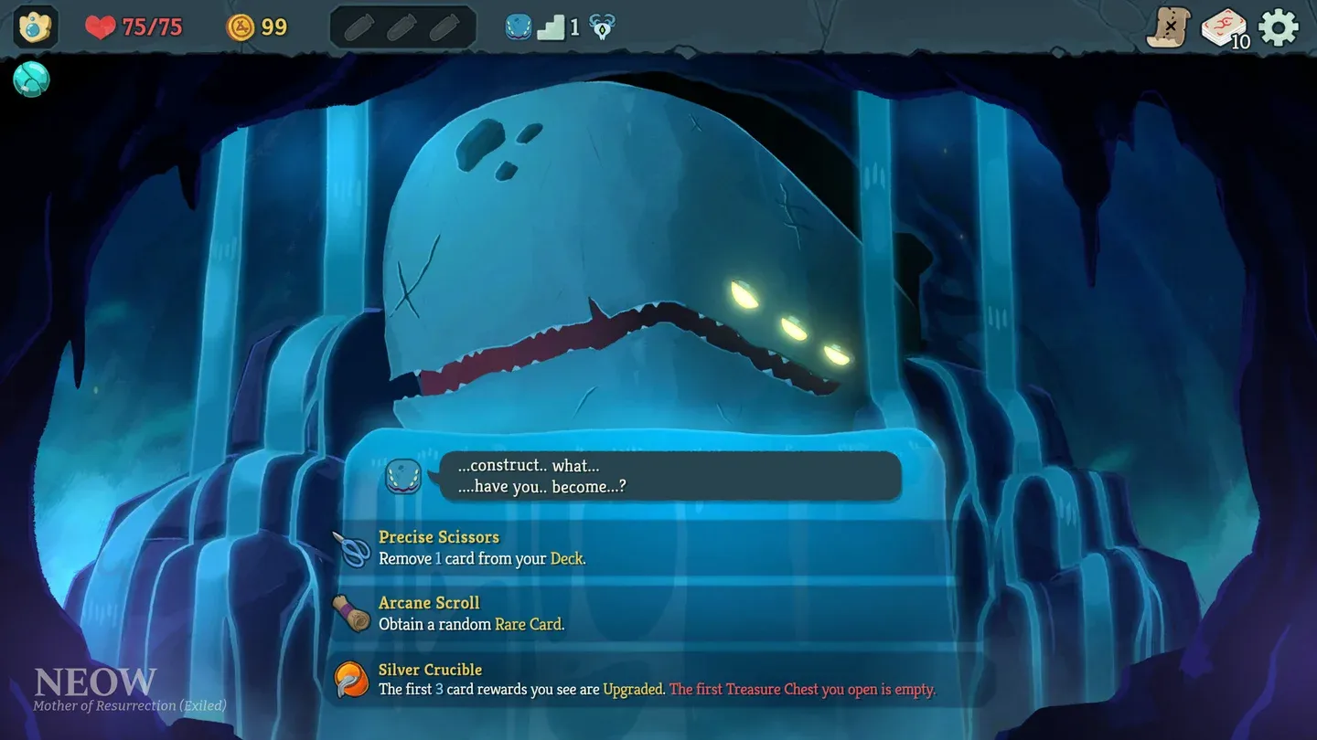 Ancients blessing selection screen