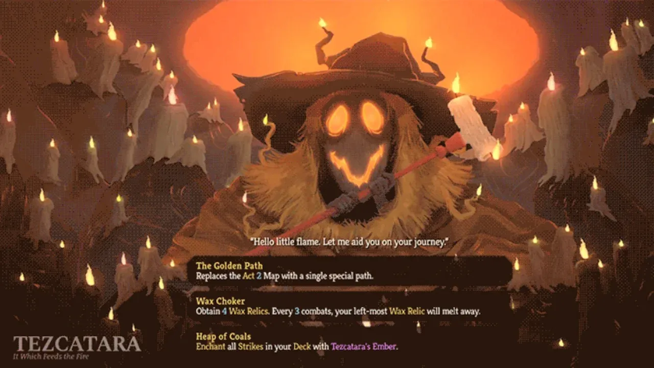 Tezcatara's blessing offer screen