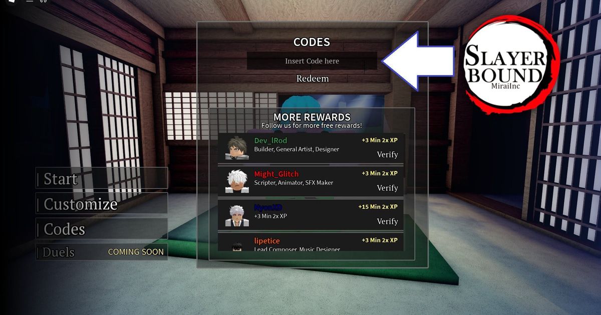 Slayerbound Roblox Codes February 2026 | GAMES.GG