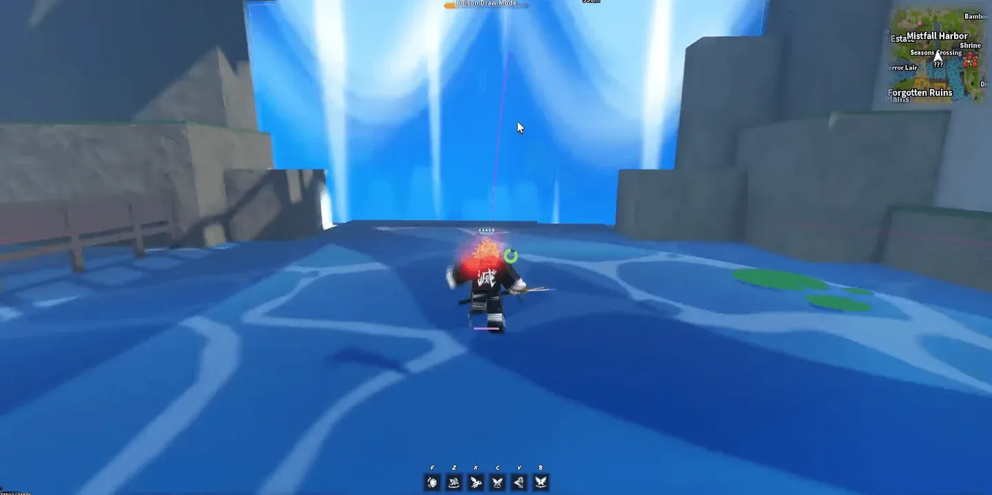 Schematic hidden underwater