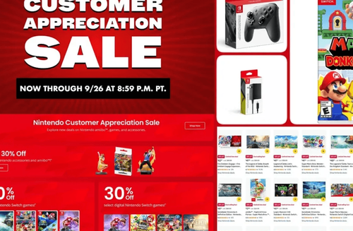Nintendo「Customer Appreciation Sale」開催中：Switchゲームがお得
