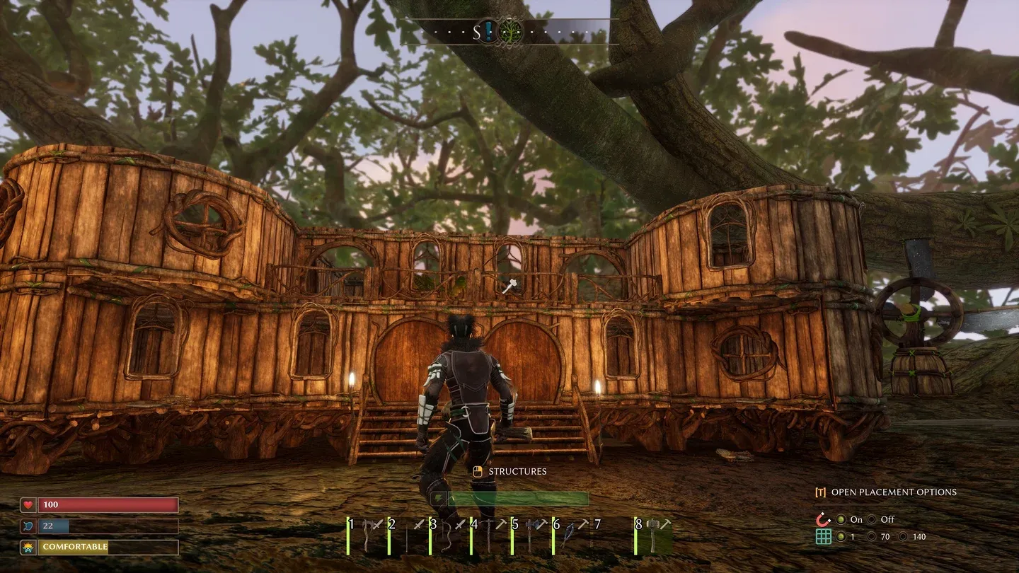 Great Tree base positioning