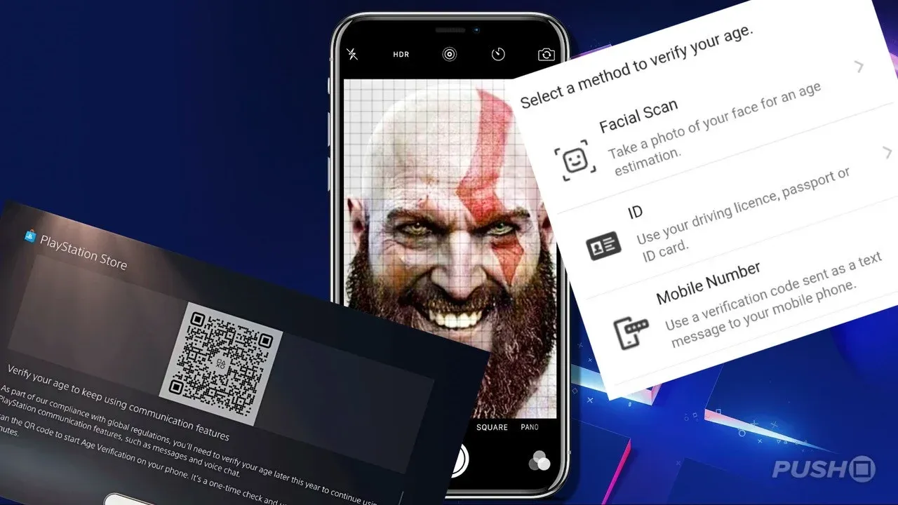 PSN age verification screen