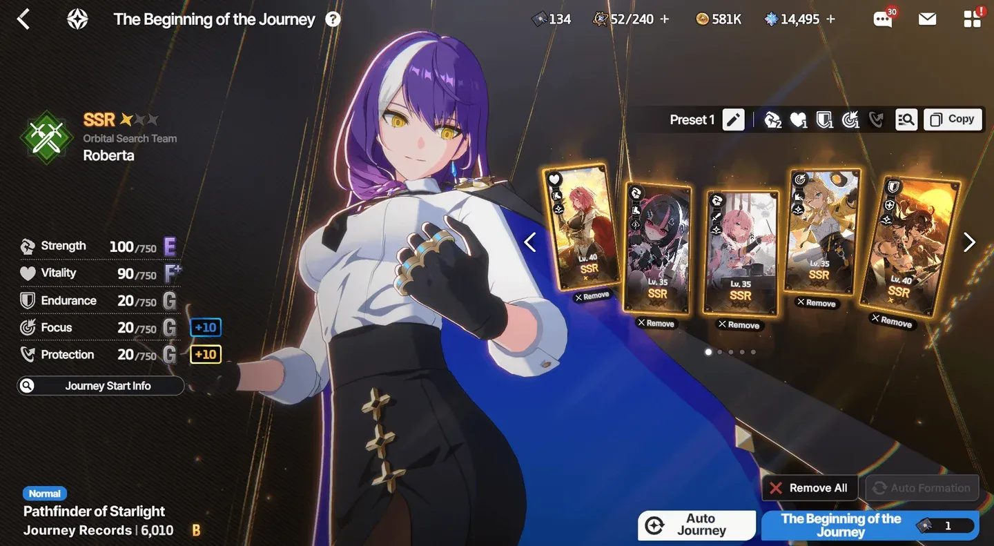 Gear upgrade priority slots