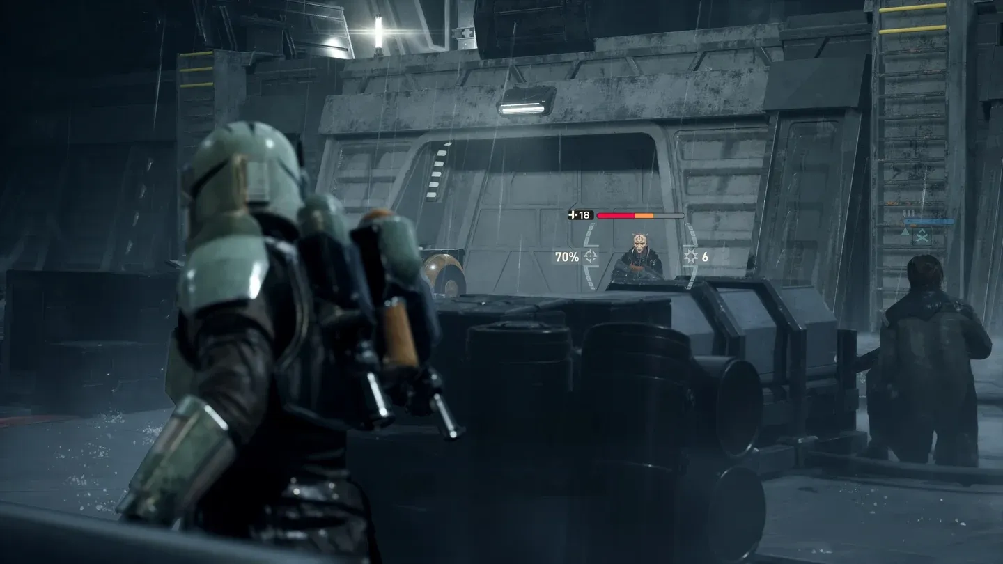Tactical overhead combat view