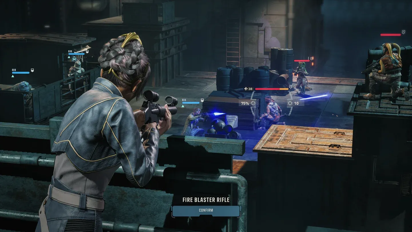 Turn-based combat in action