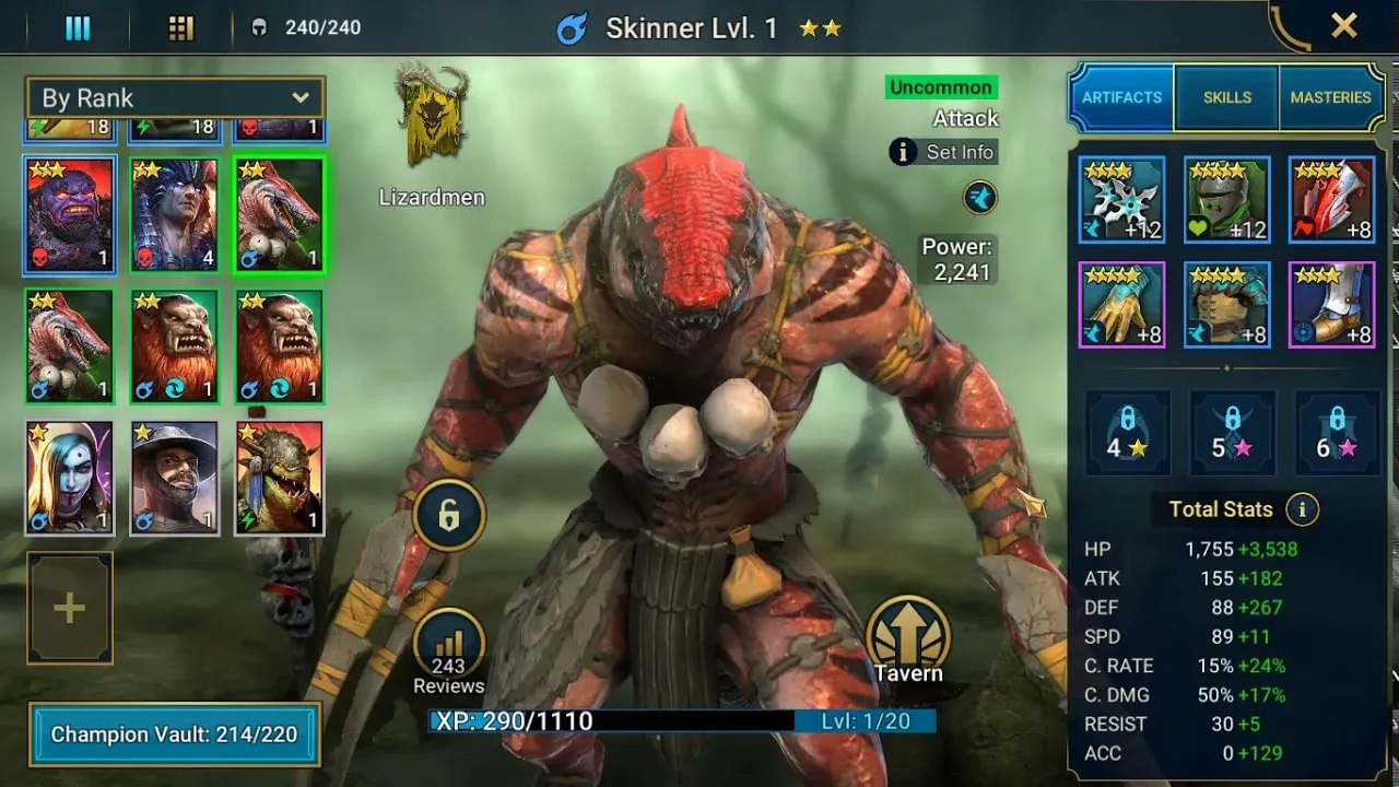 Buff and debuff status bar