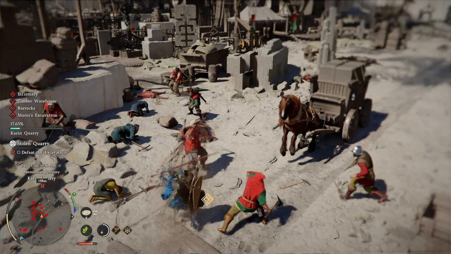 Grey Rock Dock enemy positions