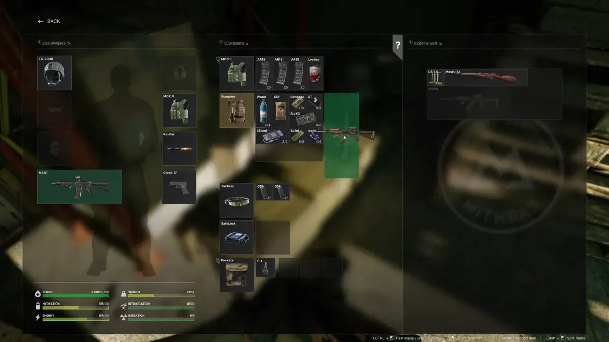 Secure Lockbox inventory slot
