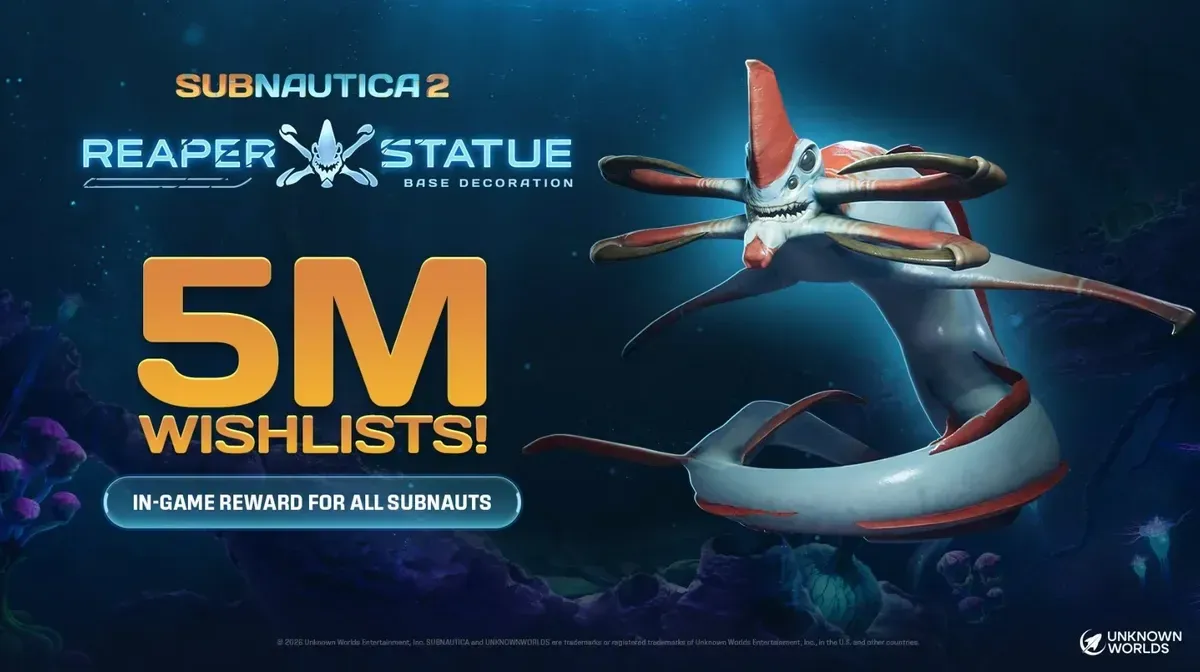 Subnautica 2 hits 5 million wishlists ...