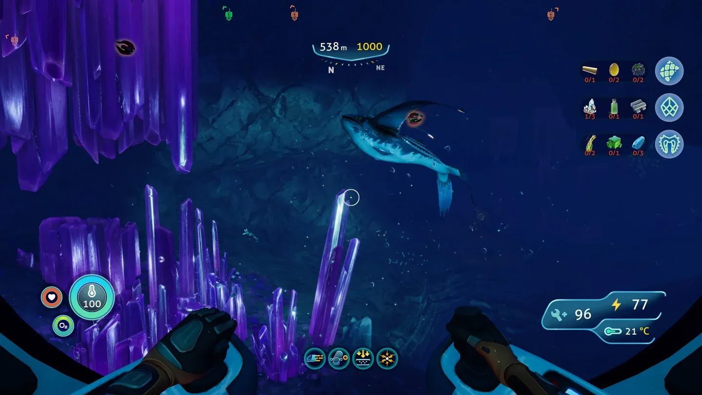 Health stat display on Proteus