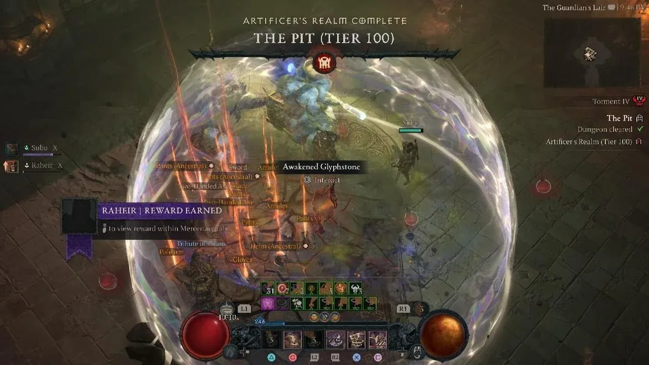 Call of the Ancients summon burst