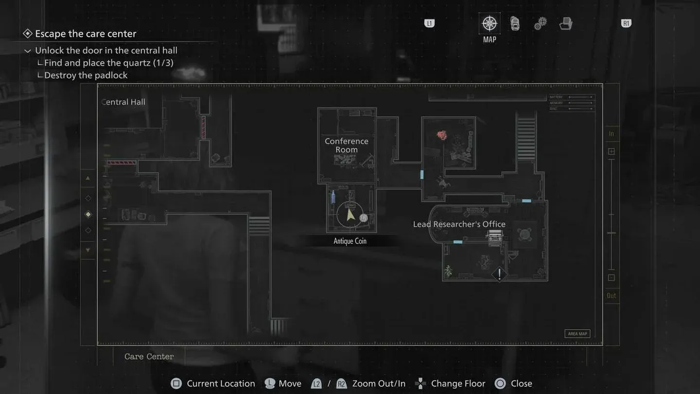 Rhodes Hill Care Center layout