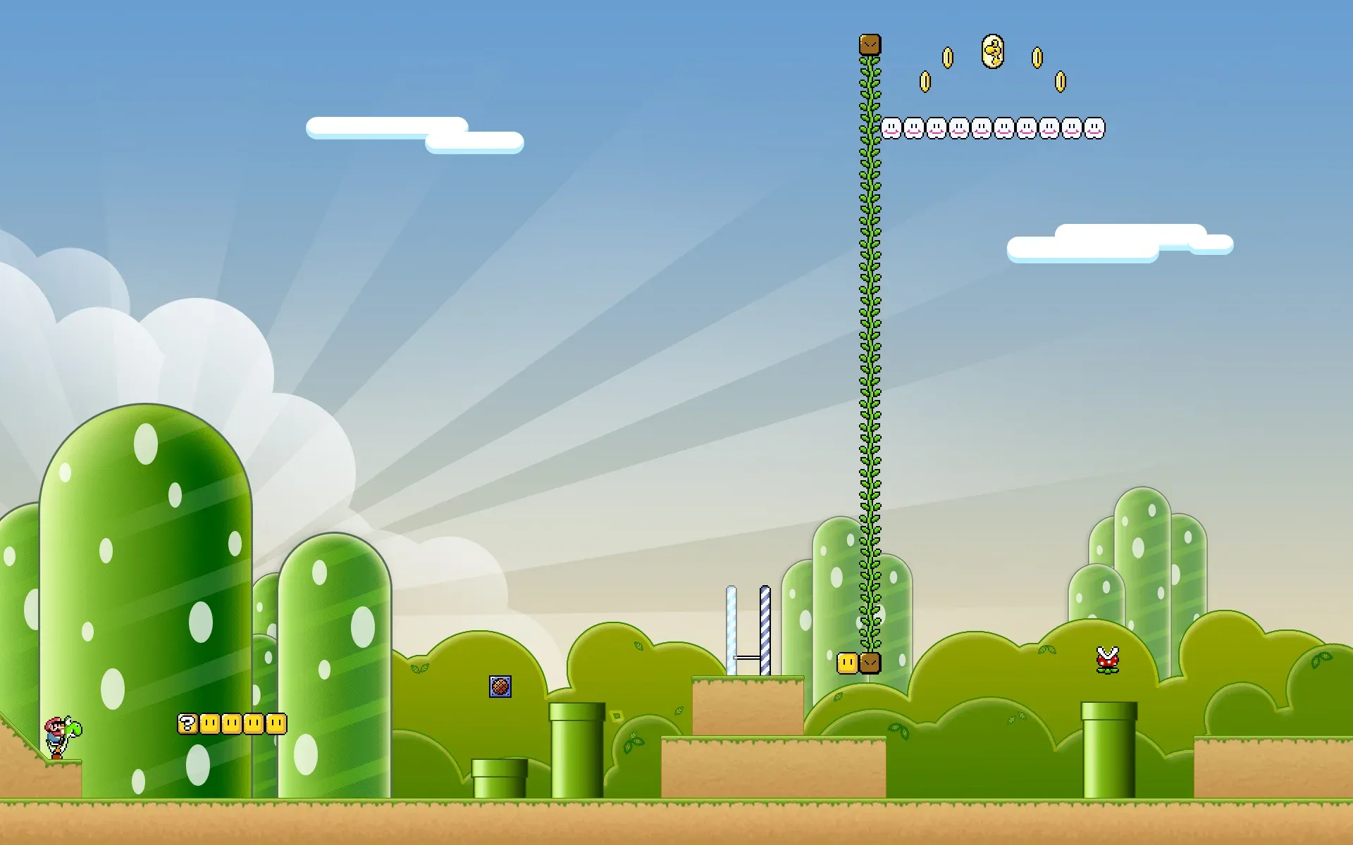 Super Mario World Banner