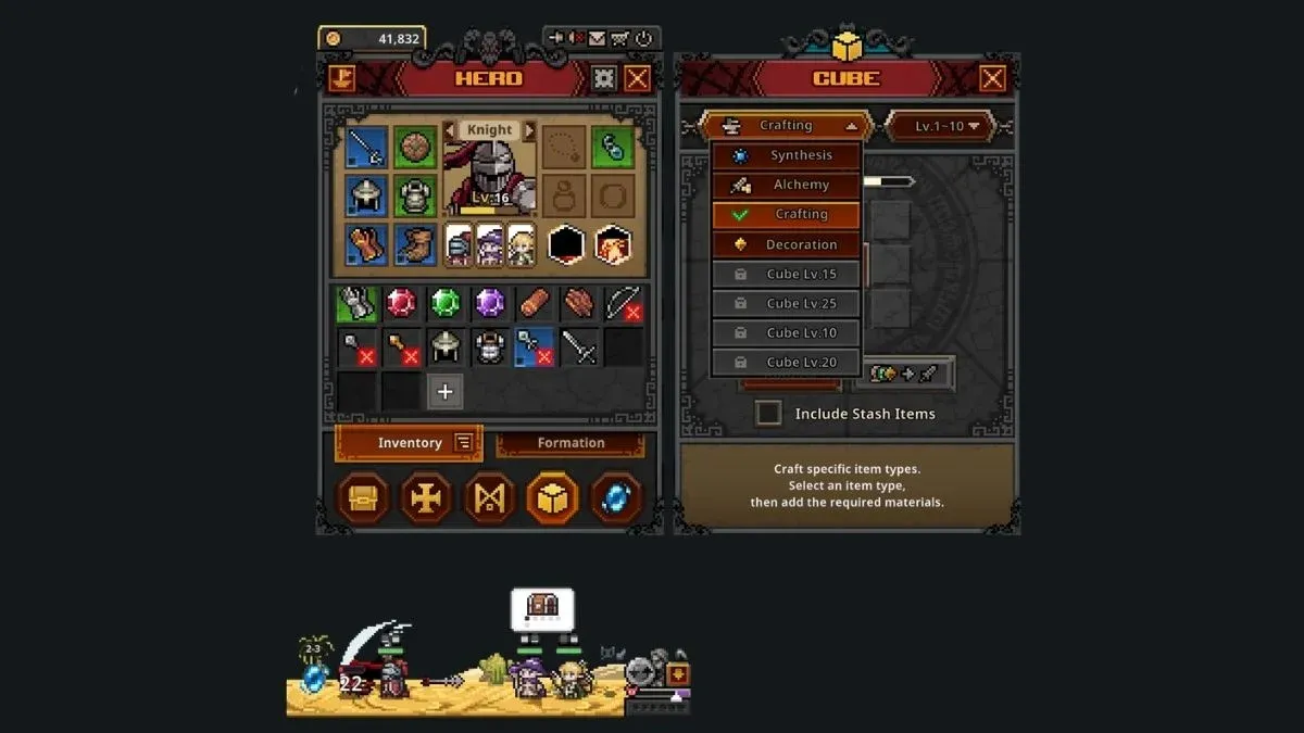 将 Cube 切换至 Alchemy 模式