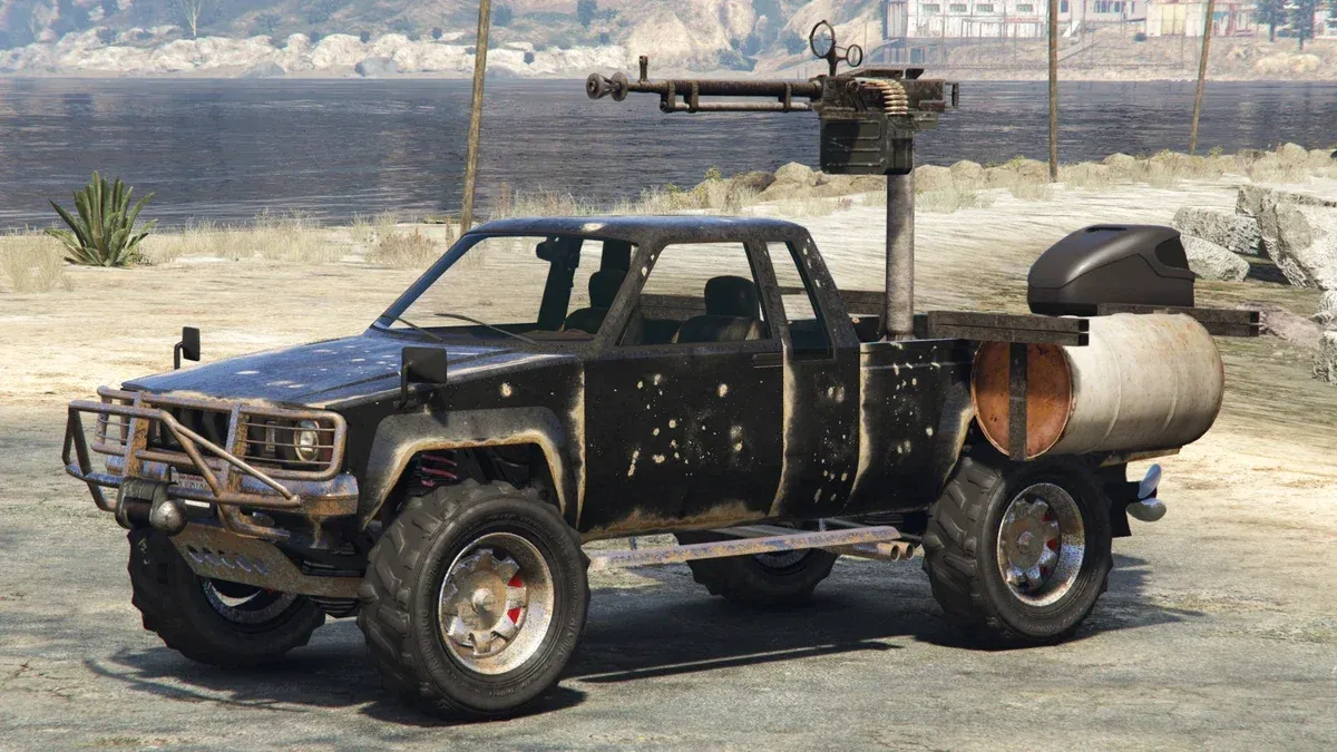 Repurposed GTA 5 Piswasser truck