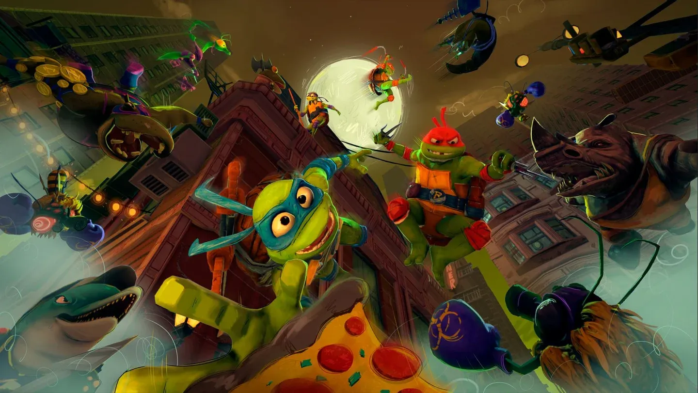 The new Teeny TMNT logo