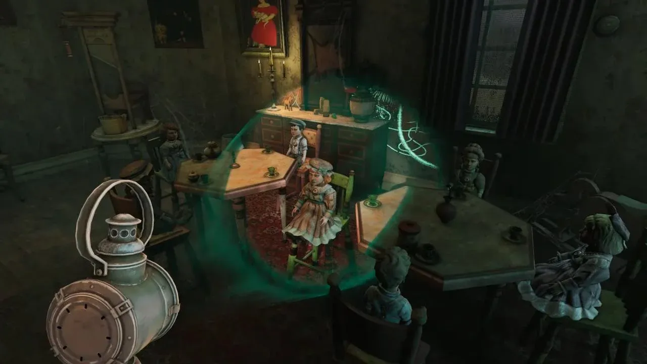 Lantern reveals hidden portrait details