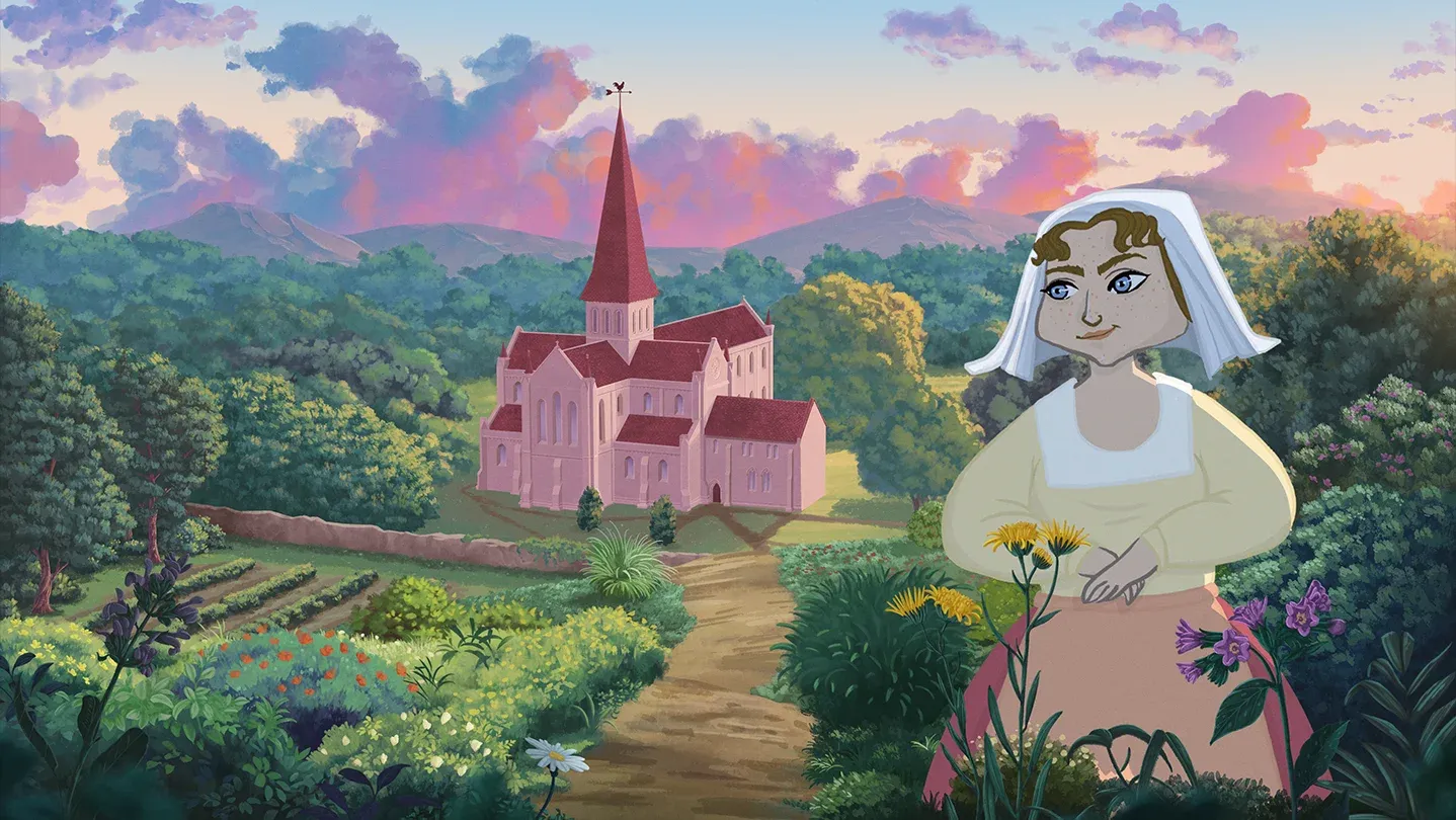 The Abbess Garden Banner