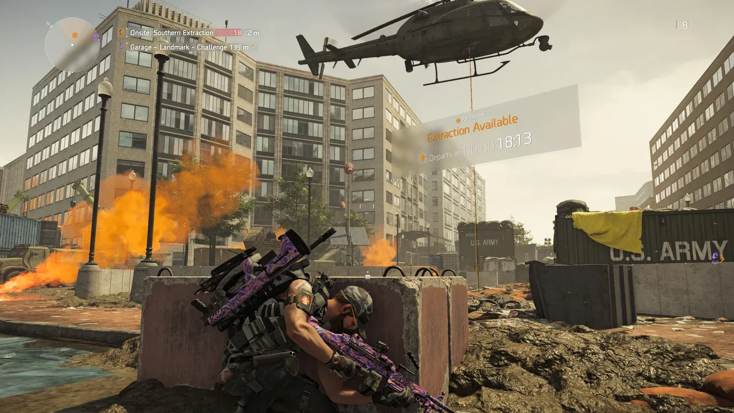 Dark Zone extraction in progress