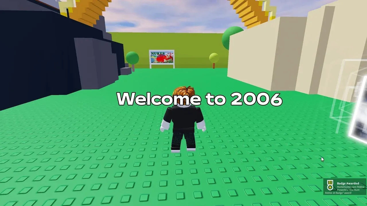 The Hunt: Roblox 20 [YEAR 2006 WALKTHROUGH] | Crossroads Tower Badge