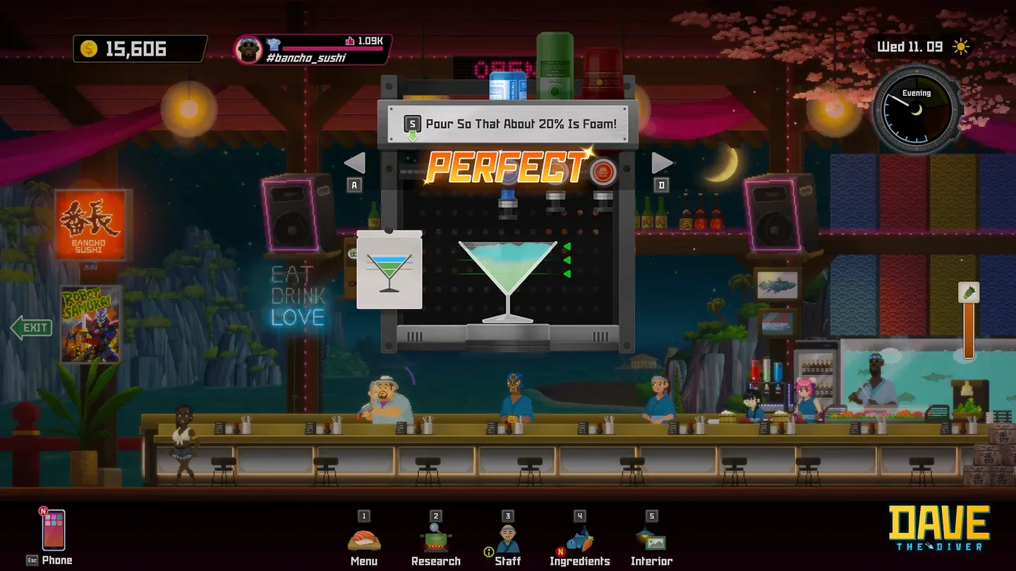 Bancho Grill's open service floor
