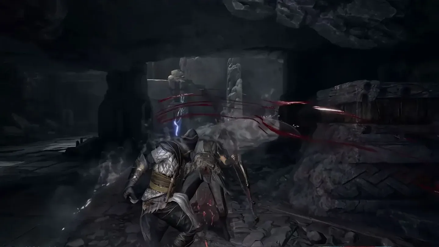 Knight guards the chest passage
