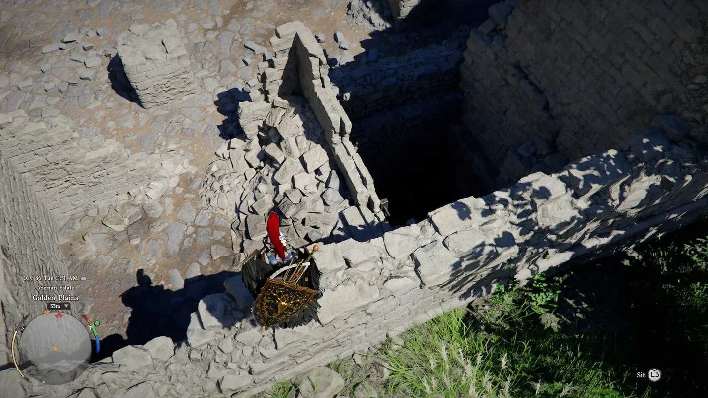 Vault entrance in Demeniss