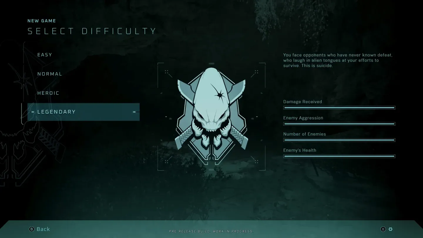 Select Legendary for the secret ending
