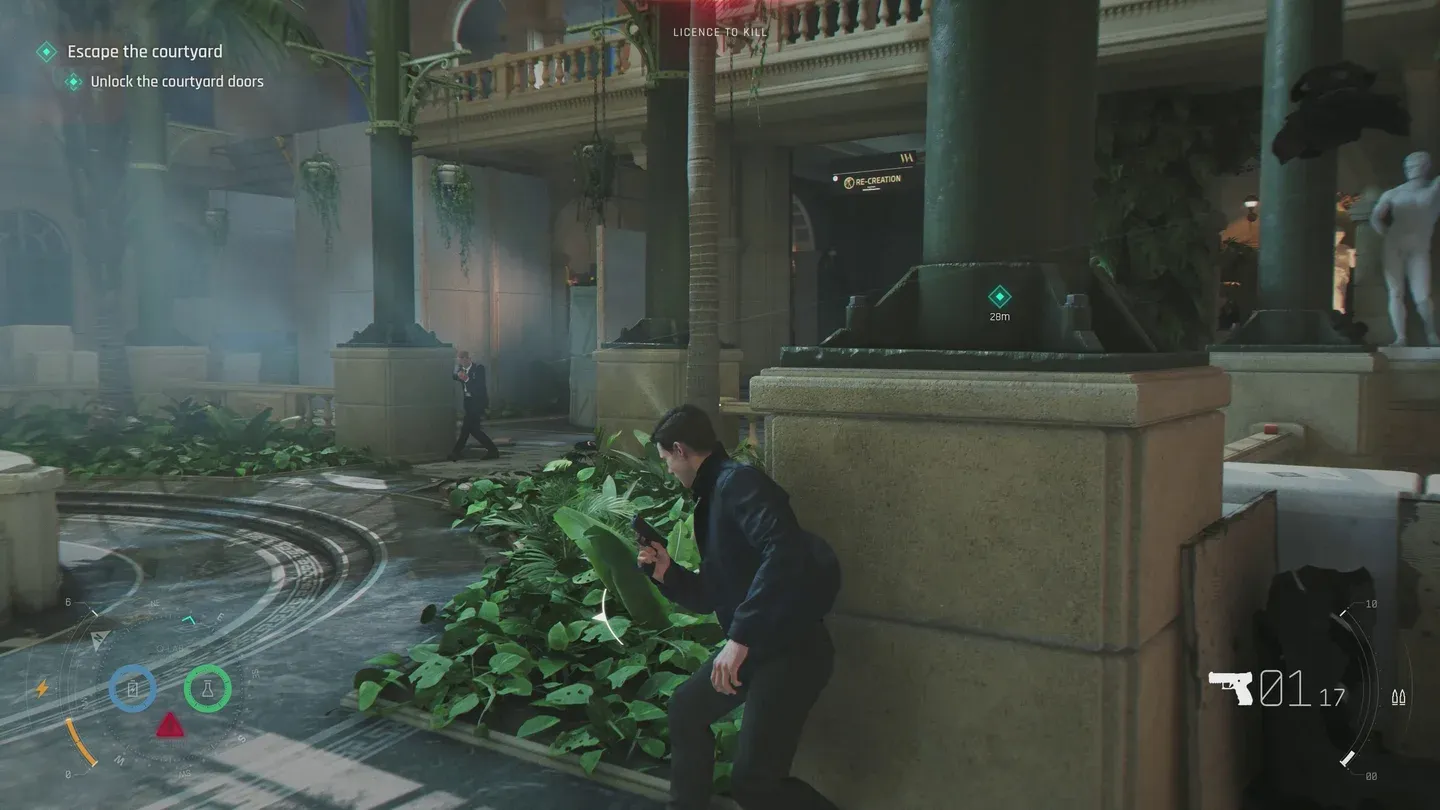 Third-person Bond gameplay