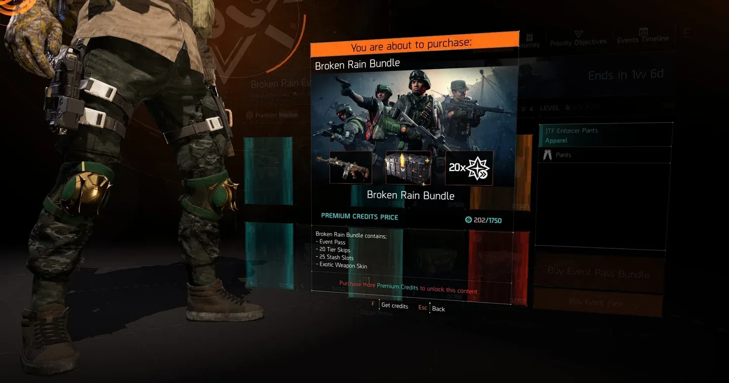 Broken Rain matchmaking screen