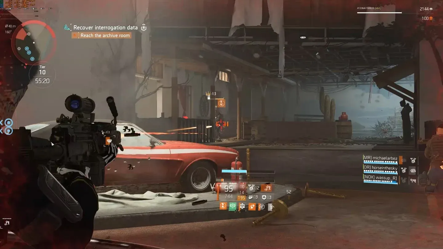 Vanguard Overdrive buffs active