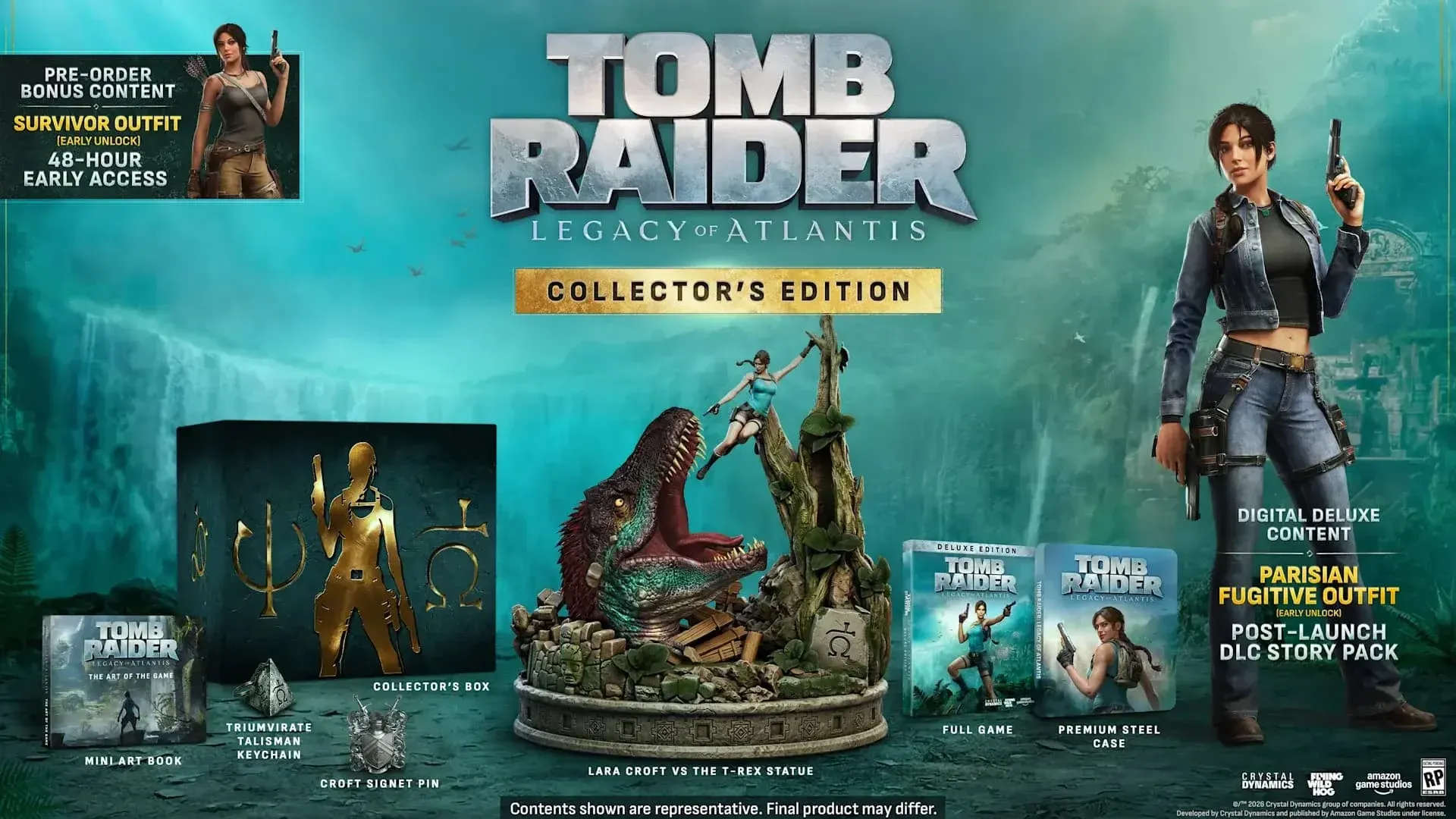 Tomb Raider: Legacy of Atlantis 전 플랫폼 사전 예약 시작