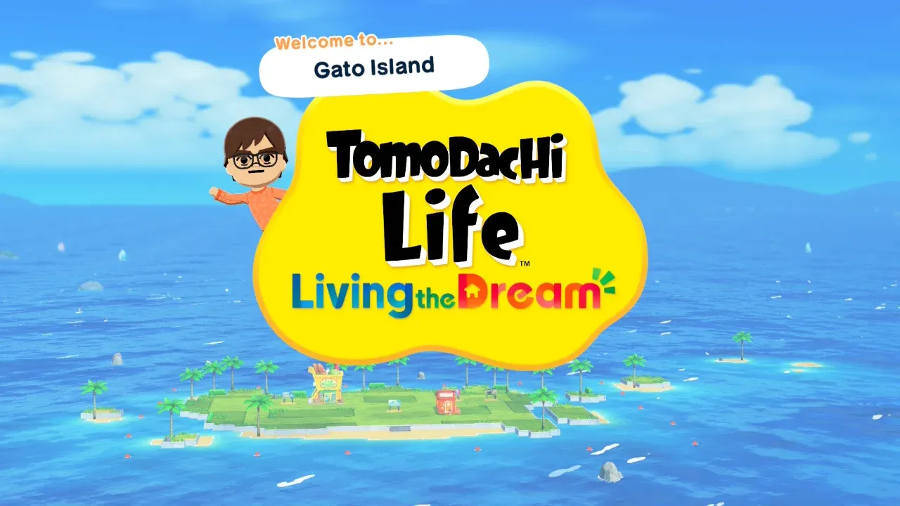 Island overview with Mii residents