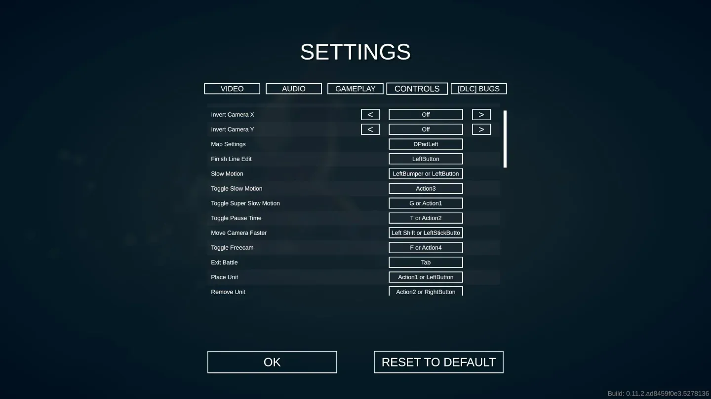 按键映射设置界面