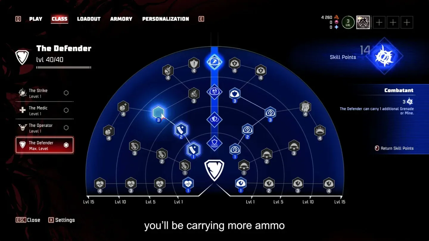 Aegis and Repulsor skill nodes